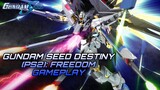 Gundam Seed Destiny Rengou vs Z.A.F.T (PS2) Strike Freedom gameplay