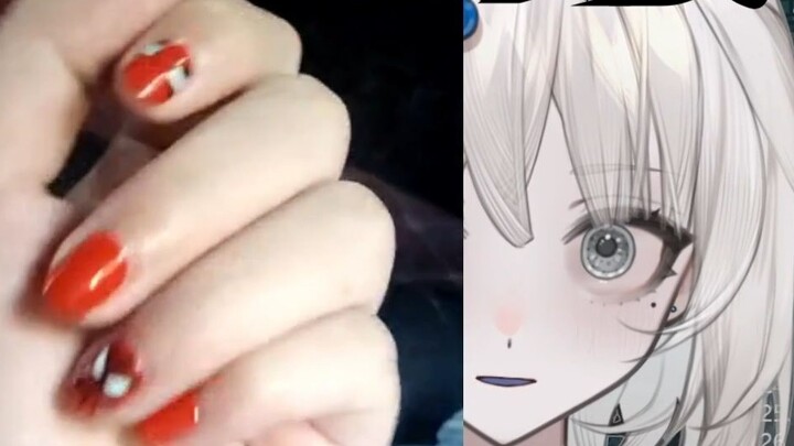 Look at my new Spider-Man nail art, it’s so white, I can tell you I’m a homegirl [Farida]