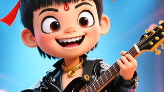 Little Nezha sings so beautifully.