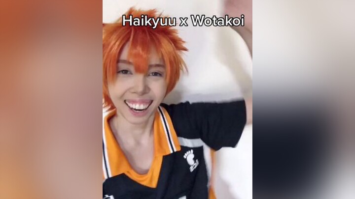 Hinata Shoyo & the Wotakoi dance challenge~ haikyuu haikyuucosplay hinatashoyo wotakoi wotakoidance