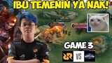 MULIA SEKALI HILDA VYN MENEMANI VINCENT FARMING !!! RRQ MASIH ADA CHANCE UPPER !!! RRQ VS RBL GAME 3