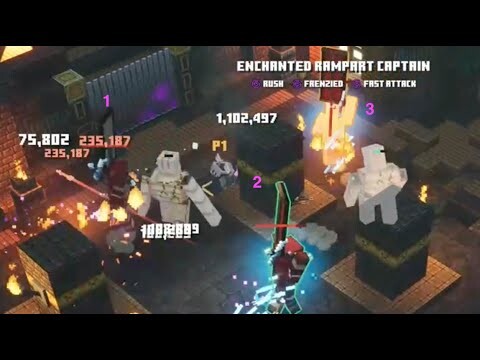 Minecraft Dungeons Triple Rampart Captain