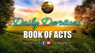 MORNING DEVOTION  | "ANG MGA TUNAY NA SAKSI KAY KRISTO"