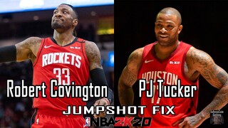 PJ Tucker Robert Covington Jumpshot Fix NBA2K20