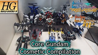 HG Core Gundam Cosmetic Showcase Compilation | Gundam Build Divers Re:Rise & Gundam Build Diver Rize