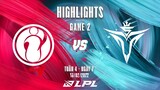 IG vs V5 | Highlights - Game 2 | Tuần 4 Ngày 7 | LPL Mùa Xuân 2022