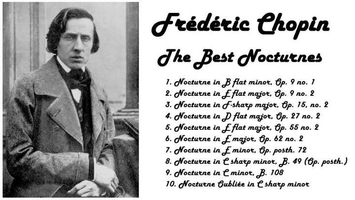 Frédéric Chopin - The Best Nocturnes in 432 Hz tuning (great for reading or studying!)