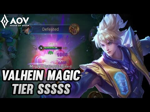 AoV : VALHEIN GAMEPLAY | VALHEIN MAGIC TIER SSSSS - ARENA OF VALOR | LIÊNQUÂNMOBILE | ROV