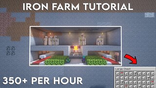 Minecraft Underground Iron Farm 1.18 Survival Tutorial