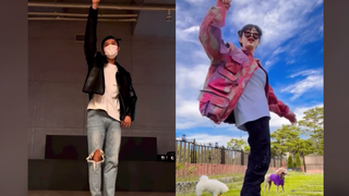 [崔成旻&崔叡娜] 崔兄妹new thing翻跳 同屏看也同频捏