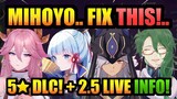 FINALLY Players Might GET This GAME SYSTEM and 5* DLC After 2.5! | Genshin Impact