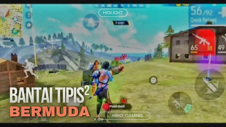 Highlight Bantai Tipis-tipis Map Bermuda||Game Play Free fire🔥