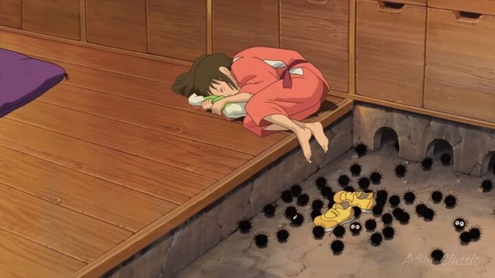 A small scene from Spirited away.