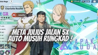 META JULIUS 1 TURN JALAN 5 KALI 🍀 BLACK CLOVER MOBILE