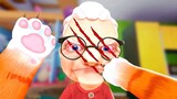 TORTURING Granny with Cat Claws - I Am Cat VR