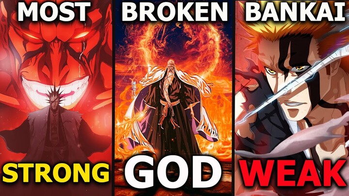 TOP 10 Most Powerful BANKAI (in Bleach) || Ranked Worst to Best