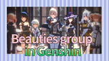 Beauties group in Genshin