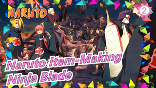 [Naruto Item-Making] Make a Ninja Blade With 4 Paper And Two Hands!_2