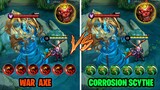 Sun War Axe VS Sun Corrosion Scythe? Whos Better and Best Item? - Mobile Legends