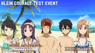 Sword Art Online Integral Factor: Klein Courage Test Part 1