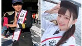 Hirano Hiroshu และ Uesaka Sumire ผู้เล่น Haruki เข้าร่วมกิจกรรมกองกำลังป้องกันตนเองทางทะเลของญี่ปุ่น