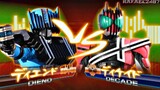 Kamen Rider Climax Heroes PS2 (Diend) vs (Decade) HD