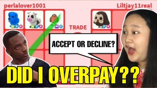 DID I OVERPAY FOR FR OWL IN ADOPT ME? (W/F/L??) *Roblox Tagalog*