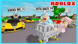 Aku Dan Adiku Hampir Ditabrak Mobil Karena Main Keranjang Belanja Di Roblox Brookhaven