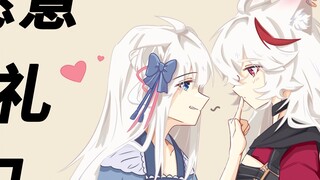 [咩栗] You should be moderate in yuri, but these two girls are really good