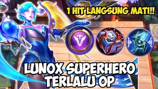 LUNOX SUPERHERO TERLALU OP!! 1 HIT MUSUH MATI!! UPDATE TERBARU MAGIC CHESS COMBO TERKUAT