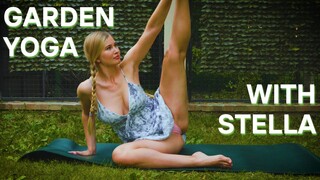 Easy yoga in the garden | Deep hips stretching