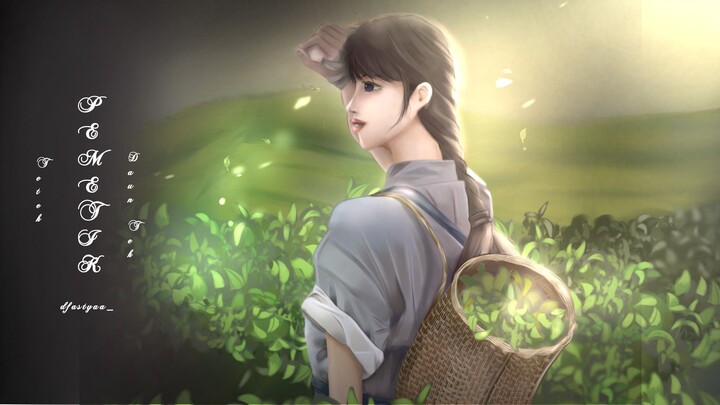 TETEH PEMETIK DAUN TEH #SPEEDPAINT :D