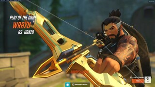 POTG! WRAXU BEST HANZO IN THE WORLD ! OVERWATCH 2 GAMEPLAY RELEASE