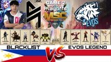 FINALS UPPER BRACKET | BLACKLIST vs EVOS LEGEND [Game 2 BO5] | MSC 2021