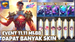 UDAH RILIS EVENT 11.11 SIAP2 PANEN SKIN DAN DIAMOND KUNING MOBILE LEGENDS