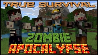 แจก+สอนเล่น Minecraft PE Addon ในเซิฟ MC-Tham กับโลก Zombies Apocalypse