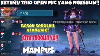 APES KETEMU TRIO OPEN MIC !! FANNY GW DI NAIKIN TRUS BUFF GW DIAMBIL PADAHAL HAMPIR MENANG