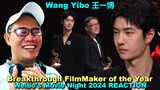 Wang Yibo 王一博 - Breakthrough FilmMaker of the Year - Weibo's Movie Night 2024 REACTION