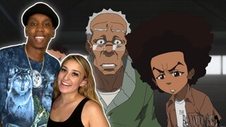 MY GIRLFRIEND FIRST TIME WATCHING Boondocks Grandad’s Funniest Moments REACTION