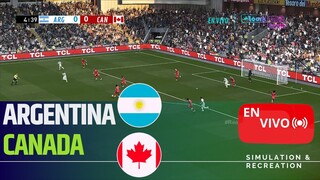 🔴Argentina vs Canadá EN VIVO Copa América - Semifinal Partido EN VIVO Hoy Simulación