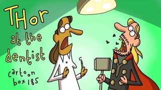 Thor At The Dentist | Cartoon Box 185 | #SHORTS