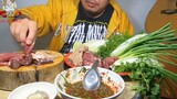 Anh chàng người thái ăn thịt bò sống với nước chấm siêu cay - Món ngon khó ăn - Dân dã thôn quê