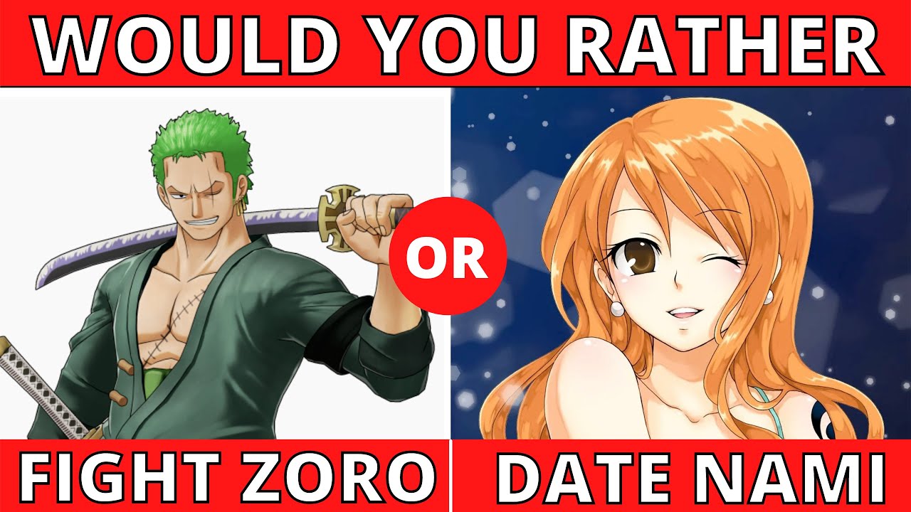 Would You Rather Anime Quiz One Piece Bilibili