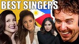 Reaction To Fan Content | Filipinos Greatest Singers ???