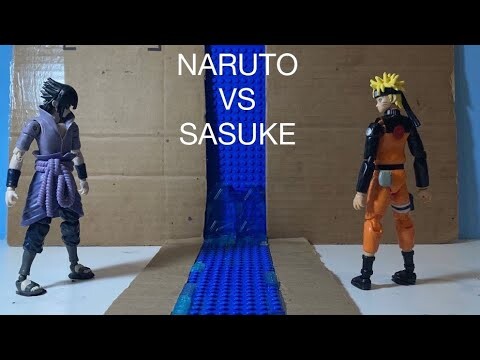 Naruto VS Sasuke | Stop motion animation ANIME
