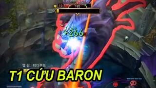 Khi 2 Thành viên T1 cứu Baron trong Rank