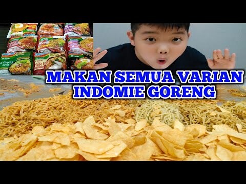 Mabar indomie goreng. 9 varian indomie goreng sekaligus..