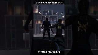 Spider-Man Remastered PC - Stealth Takedowns #shorts