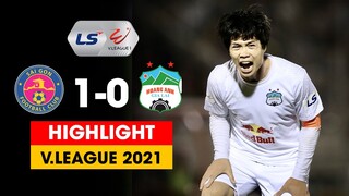 Highlight Sài Gòn - HAGL | Công Phượng suýt tạo nên siêu phẩm, HAGL thua trận ra quân V.League