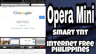 Opera Mini - Smart TNT Sim No Load Internet || Gumana